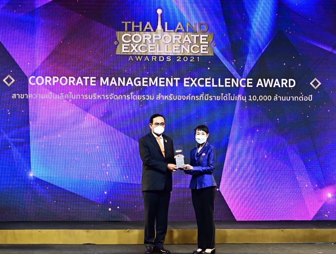 IRC ได้รับรางวัลพระราชทานจากสมเด็จพระกนิษฐาธิราชเจ้า กรมสมเด็จพระเทพรัตนราชสุดาฯ สยามบรมราชกุมารี Thailand Corporate Excellence Award 2021